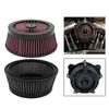 Replacement Motorcycle Air Cleaner Filter Round Tall Aluminum Filter Element for Harley Touring FXDLS Softail Trike