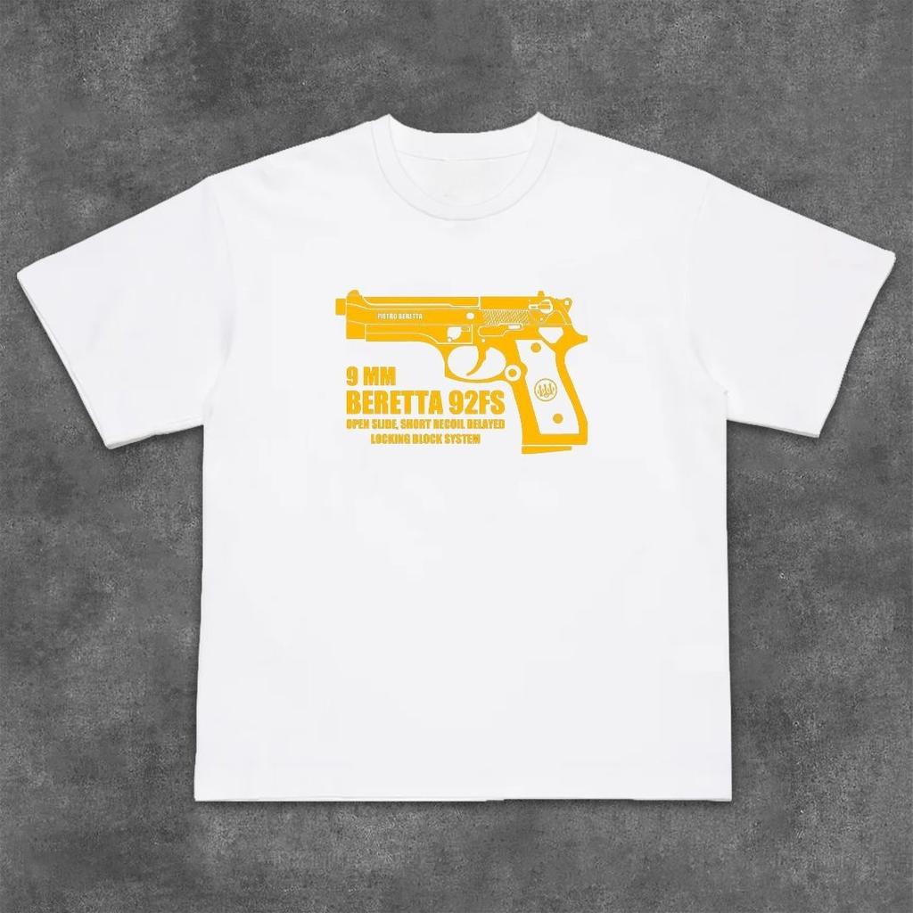 Mens SpringSummer Fashion Casual Unique Design Pattern Printed Cotton Round Neck Short Sleeve Personalized Tshirt