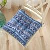 1PC Seat Padded Outdoor Sofa Cushions Indoor Pillow Square Linen With Anti-skid Strap Chair Cushion Printed