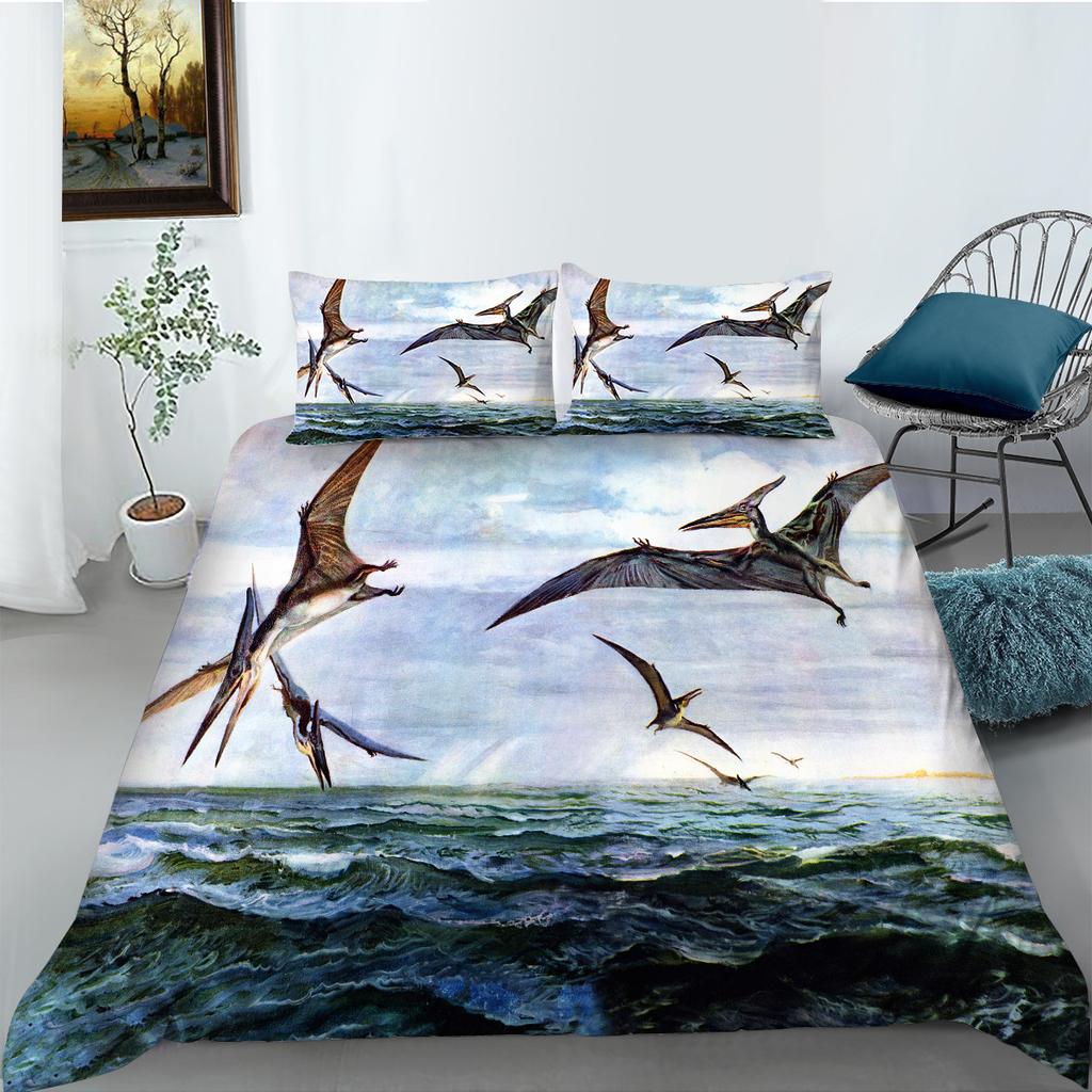 Dinosaur Series Polyester Bedding Two Or Three-Piece 3D Digital Printing