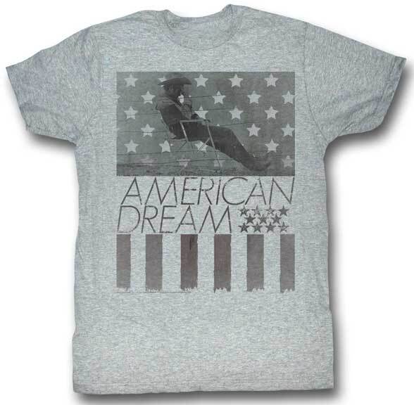 James Dean 1950 Legend American Dream Double Exposure USA Flag Men T Shirt XL