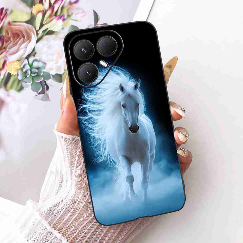 For Tecno Pova 7 Ultra 5G LJ9 Case Cartoon Cat Tiger Silicone TPU Black Cover For Tecno Pova 7Ultra 5G 6.67" Phone Cases Fundas