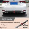 19 Corolla Rear Lip Spoiler & Bumper Anti-collision Kit for Hybrid Modification