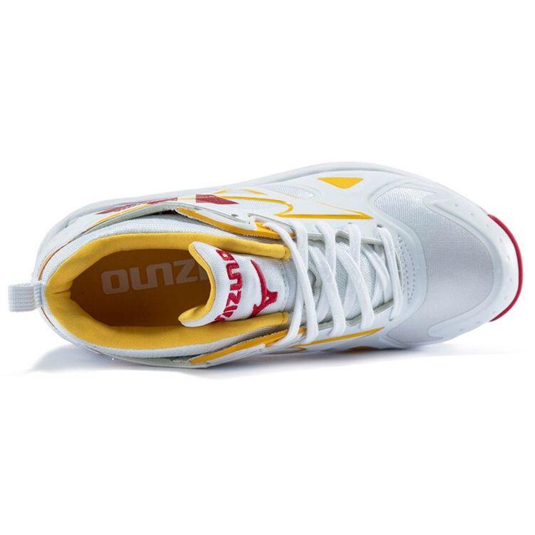Mizuno Sky Medal Shape of Time Uomo Sneakers Bianco Cinese-Rosso Giallo D1GA200962