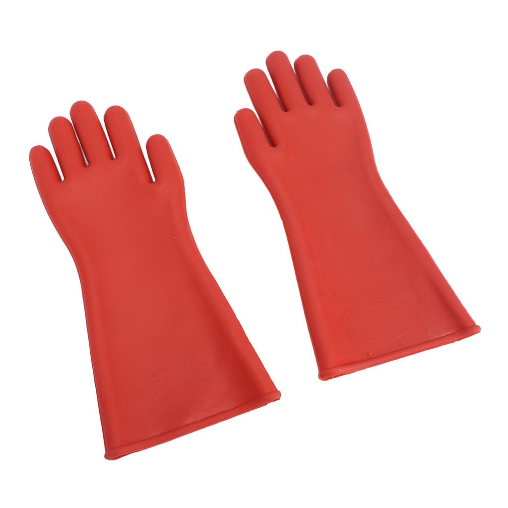 1 Paar Elektrisch isolierte Handschuhe Gummi Klasse 00 Hochspannungs-Isolierhandschuhe für Elektriker Reparatur 12KV