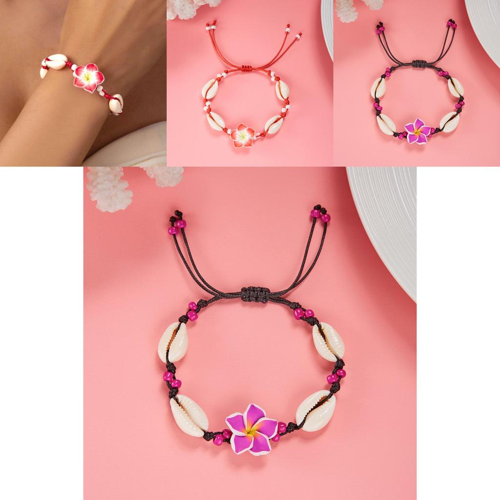 Elegante Halskette mit Muschelanhänger aus weichem Ton mit verstellbarer Kette für Urlaubsgeschenke und Freizeitkleidung