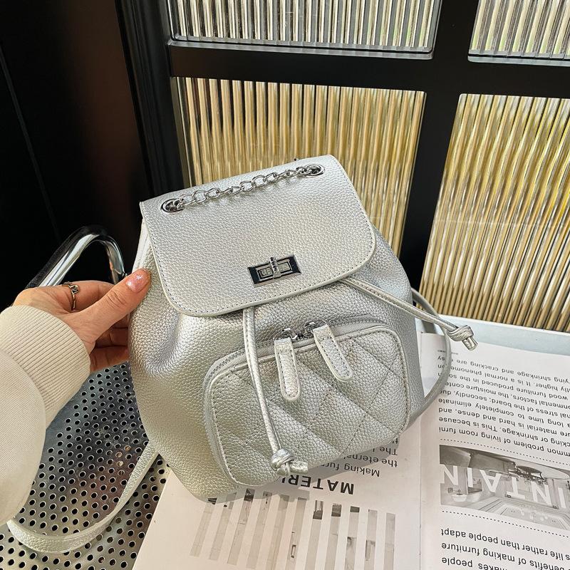 Premium texture casual backpack bag women's new fashion versatile travel mini backpack