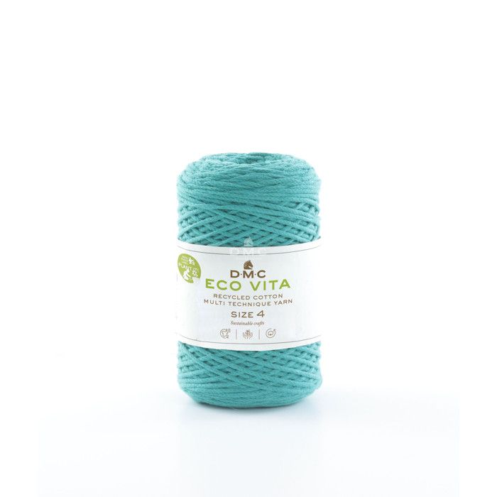 Fil Coton Recyclé Eco Vita 4mm 250g Col. 089 bleu