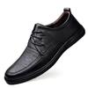 Men's Plus Size Genuine Leather Dress Shoes - Soft Sole & Upper, Sizes 37-47