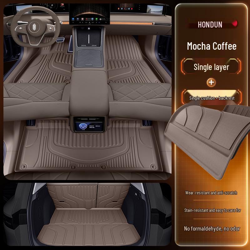 2026 Hongqi S9 TPE Floor Mats: Full Set Interior Carpet for Five Seats
