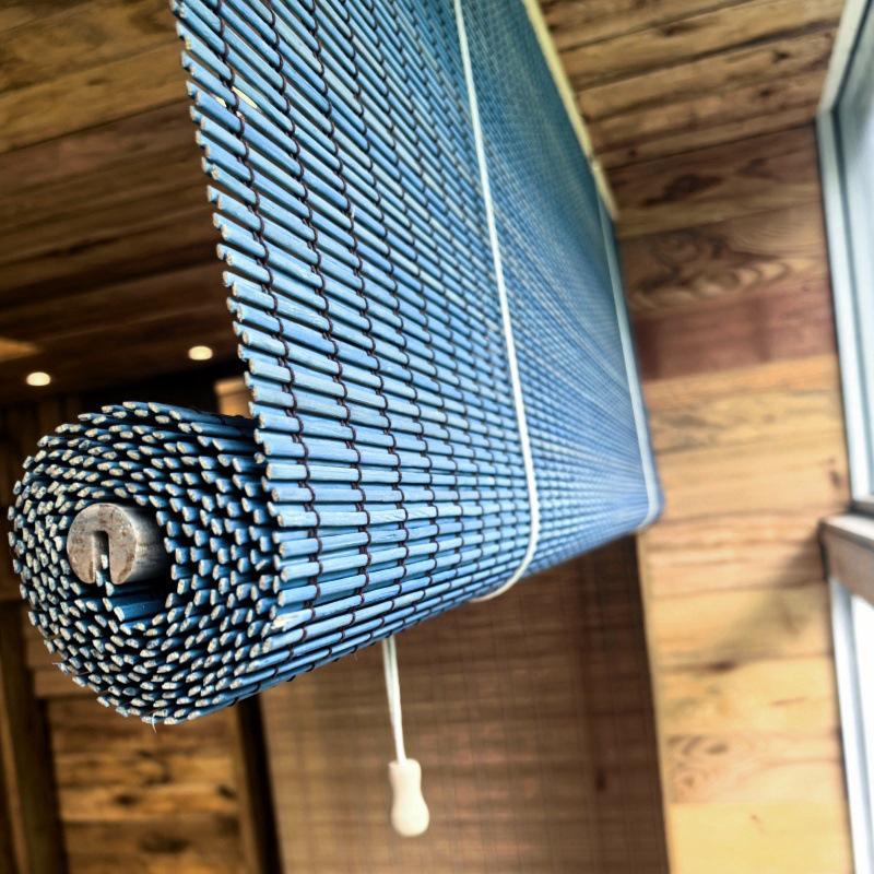 Jaluzele Rulou de Exterior din Bambus Impermeabil pentru Protecție Solară și Partajare