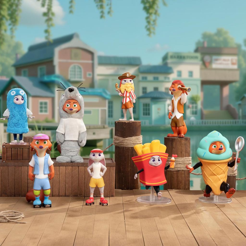 TOP TOY Disney Zootopia Series Gachapon Blind Box Figure Plastic Model Premium Toy Zootopia Birthday Gift Zootopia Nick Judy Character Collectible