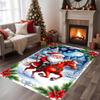 Festive Santa Claus Rug To Spread Joy, Yoga Mat, Living Room Decor, Children's Activity Mat, Doormat, Play Mat