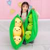 Pea pod plush toy creative expression Dutch bean doll large lady sleeping pillow