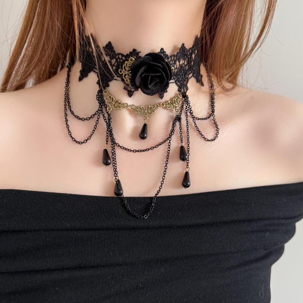 Katzenohren-Glocken-Stirnband & Haarklammer-Set - Festlicher Kopfschmuck