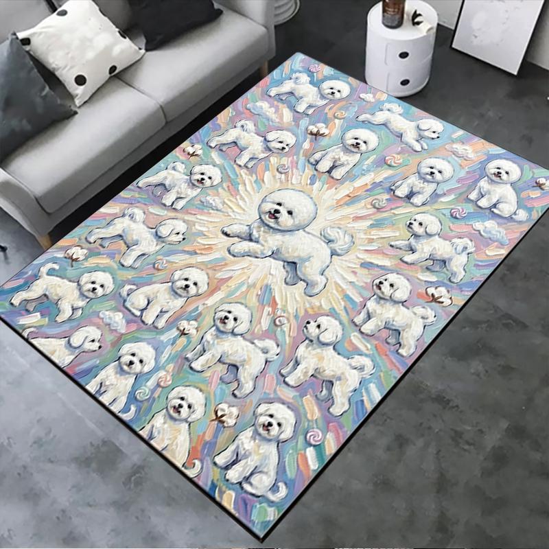 2025 New Cute Puppy Carpet Rug for Living Room Bedroom Home Sofa Decoration,Kids Play Non-slip Floor Mat