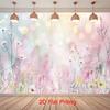 2D Blush Floral Backdrop 2D Flat Print for Weddings, Showers, and Outdoor Events