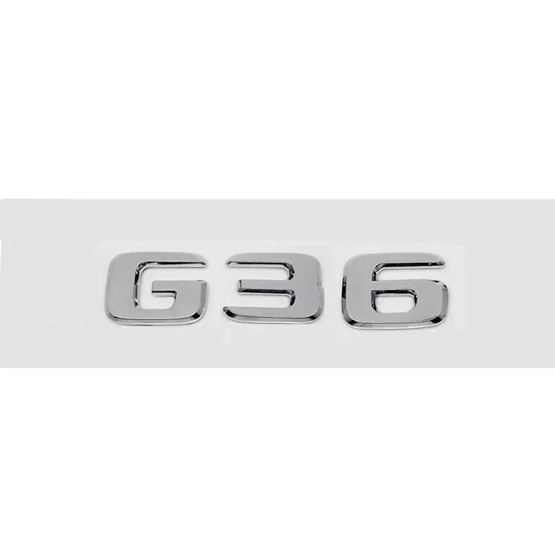 CXGSL1 ABS Car Body Letters Emblem Rear Trunk Sticker Badge for Mercedes Benz G36 G63 G65 G200 G230 G300 G350 G500 G550 G Class