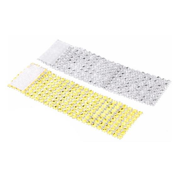 8Pcs/Set Serviette Rustproof Circles Anti-deformation Hollow Design Rhinestone 8 Rows Banquet Cloth Napkin