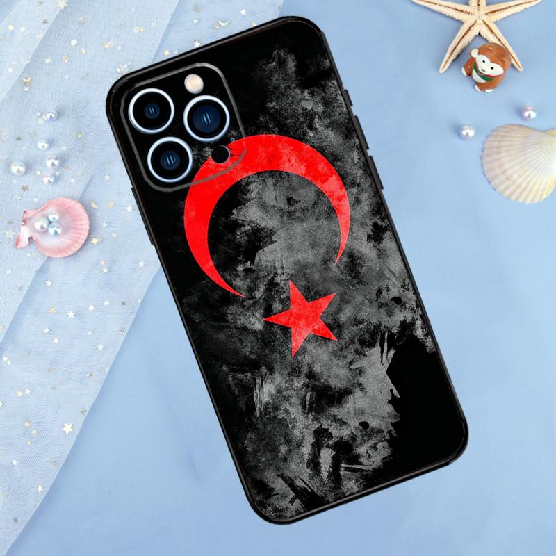 Turkey Flag Phone Case For iPhone 14 13 12 11 15 16 Pro Max 7 8 Plus XR X XS Max 12 13 Mini Cover Case