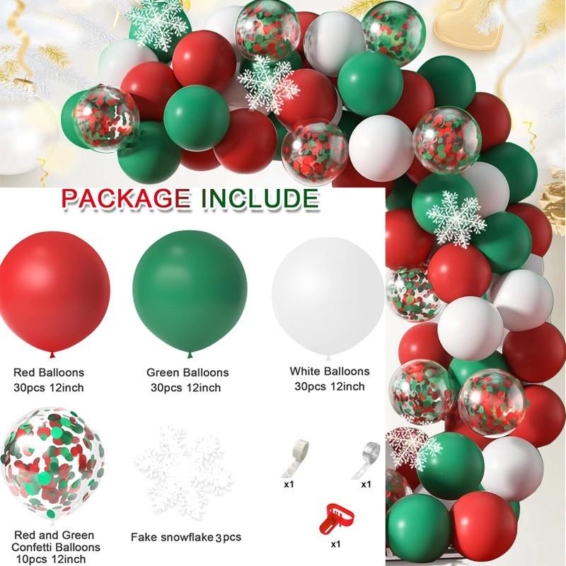 Merry Christmas Decoration Balloons Suit Christmas Theme Balloon Arch Garland Set Xmas Navidad New Year Gift Party Decor 2026