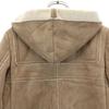 Ron Herman Duffel Coat Beige Back Bore Women Used