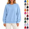 Damen Langarm Rollkragen Pullover Hoodie Ohne Taschen