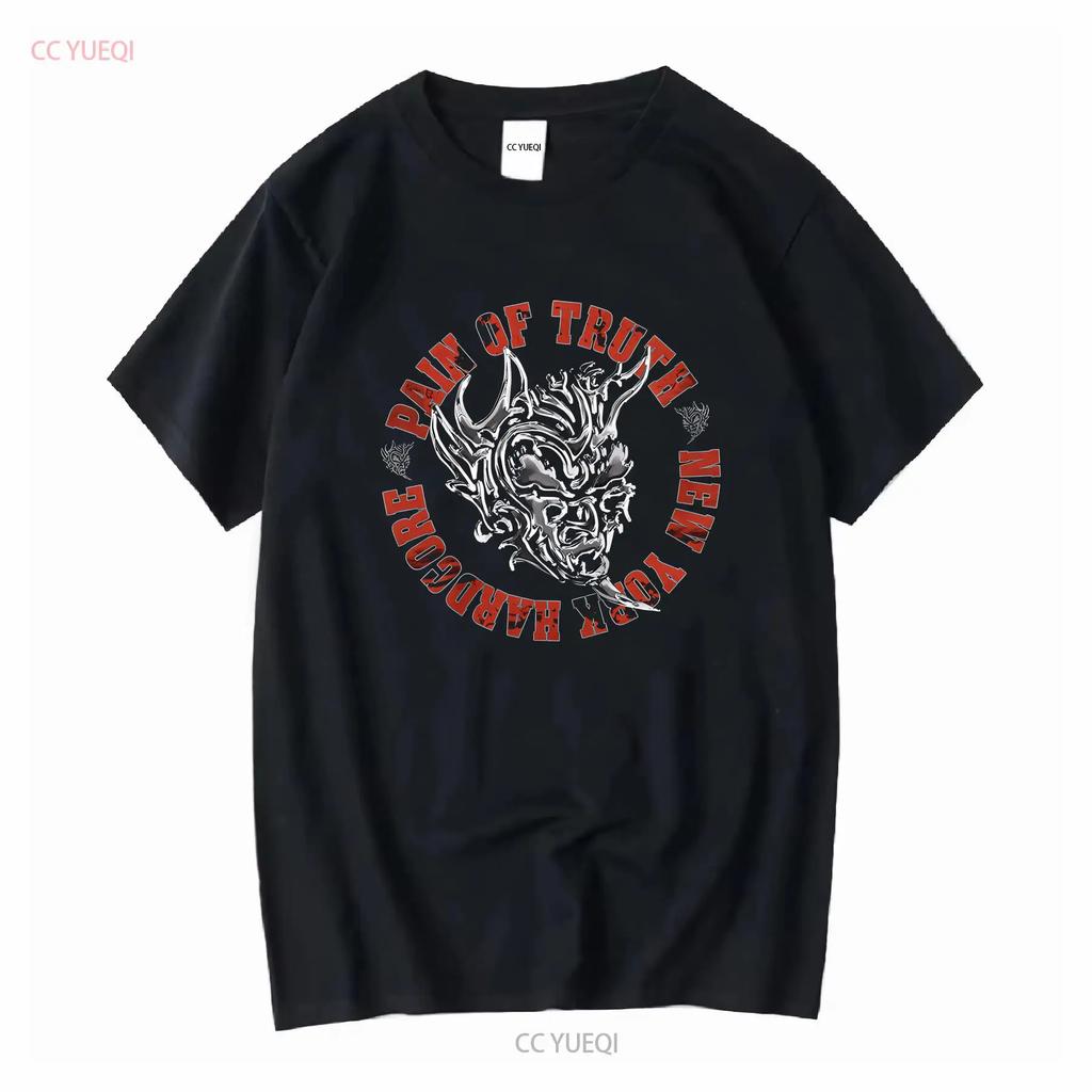 Pain of Truth New York Hardcore Band T Shirt long or short sleeves vintage Washed designer clothes Breathable Versatile