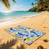 Mediterranean Style Towel Beach Blanket Towel  For Travel Gym Shower Luxury Lightweight Camping Pool  Tropical Cute