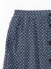 Beams Boy Women's Dotted Front Open Skirt, Navy, One Size, 13270128803