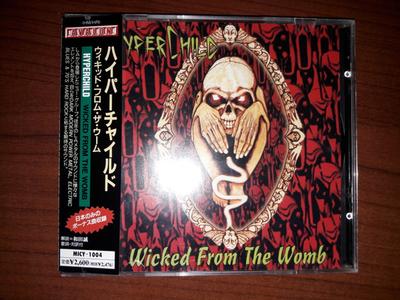 CD HYPERCHILD  Wicked From The Womb MICY1004 AVALON 1997 Japan ObiMetal Used