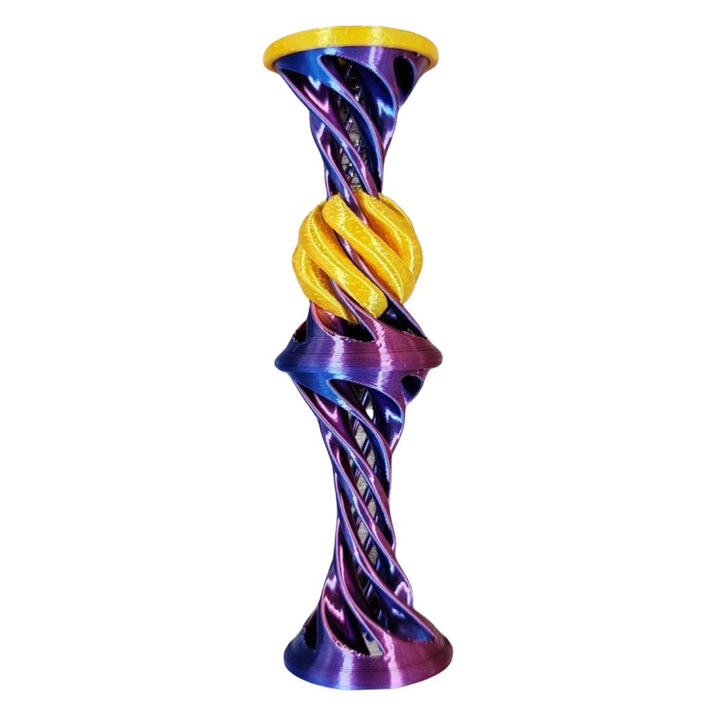 3D Print Spiral Stress Relief Toy Elastic Popping Design For Office Adult and School Student Fun Entertaining Gift