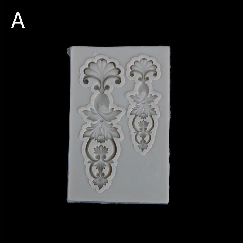 Tårtkant Silikonform Sockerkonst Fondant Kakform Juldekor Tårtverktyg