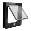 Pet Door Wearproof Automatic Window Closure Function Cat Interior Door for All Standard Interior Doors Black XL