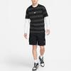 Nike Men's Logo Stripe Breathable Sport T-Shirt Black (Unisex) T-Shirts DQ1117 010