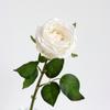 Simulated roses, realistic feel and moisturizing, single man-made plastic fake flower decorative ornament