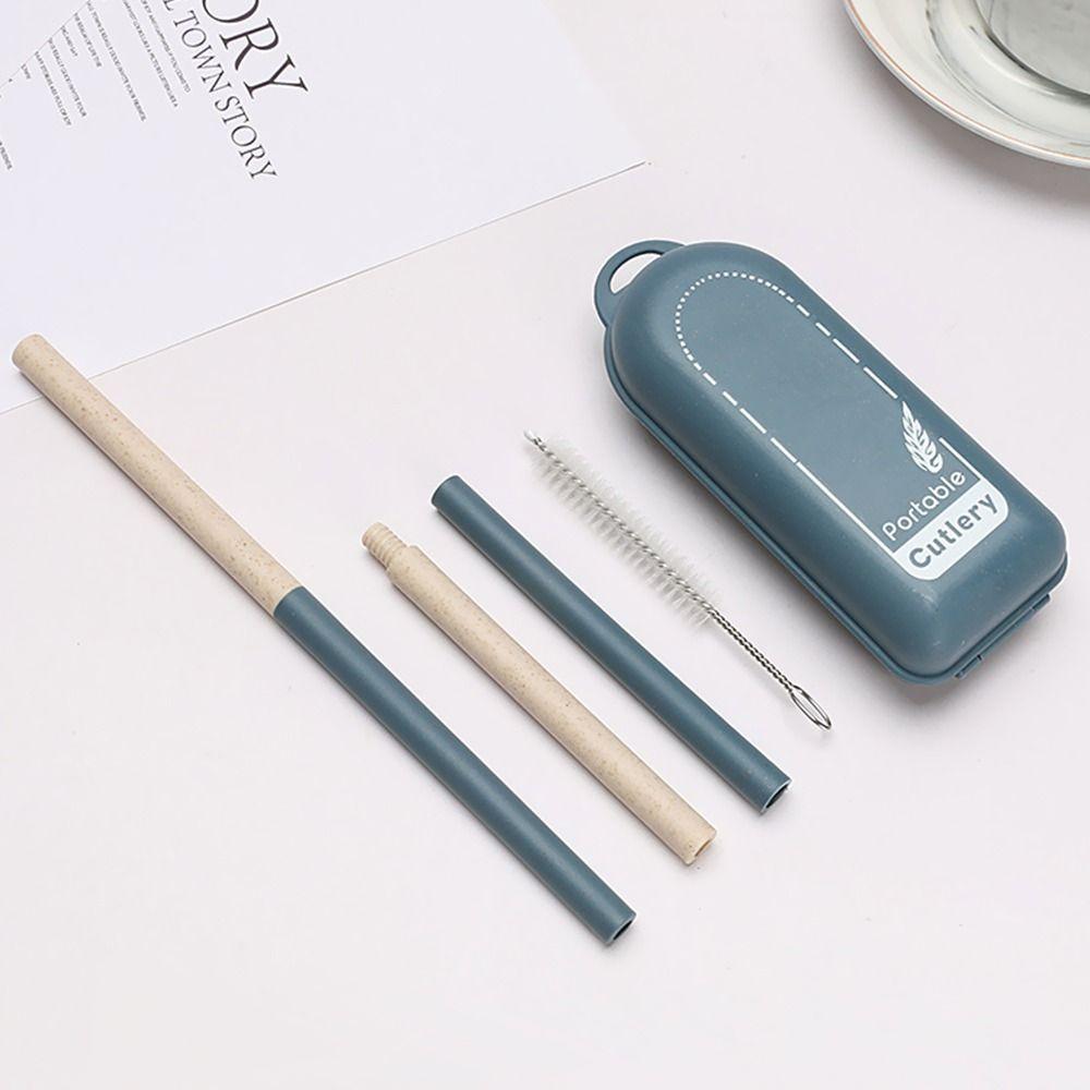 Camping Outdoor Tableware Knives Fork Spoon Chopsticks Straw Set Cutlery Set Dinnerware Set