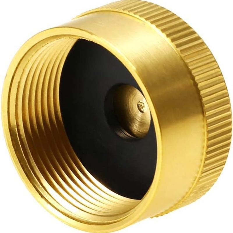 5pcs Solid Brass Bottle Lid Cylinder Protect Cover Tanks Cover Campings Stove Accessories