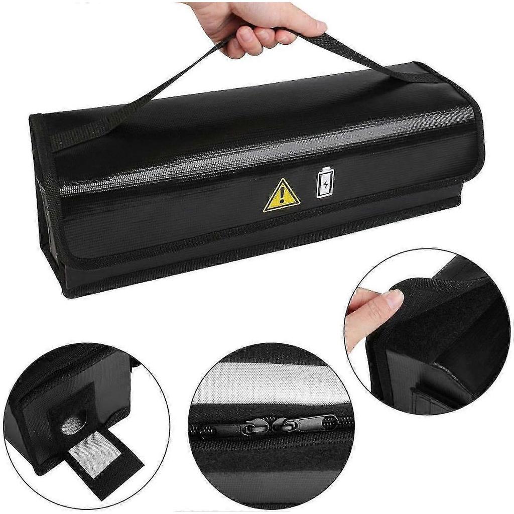 Electric Bicycle Battery Bag Protective Case Fireproof Storage Bag 25-26s