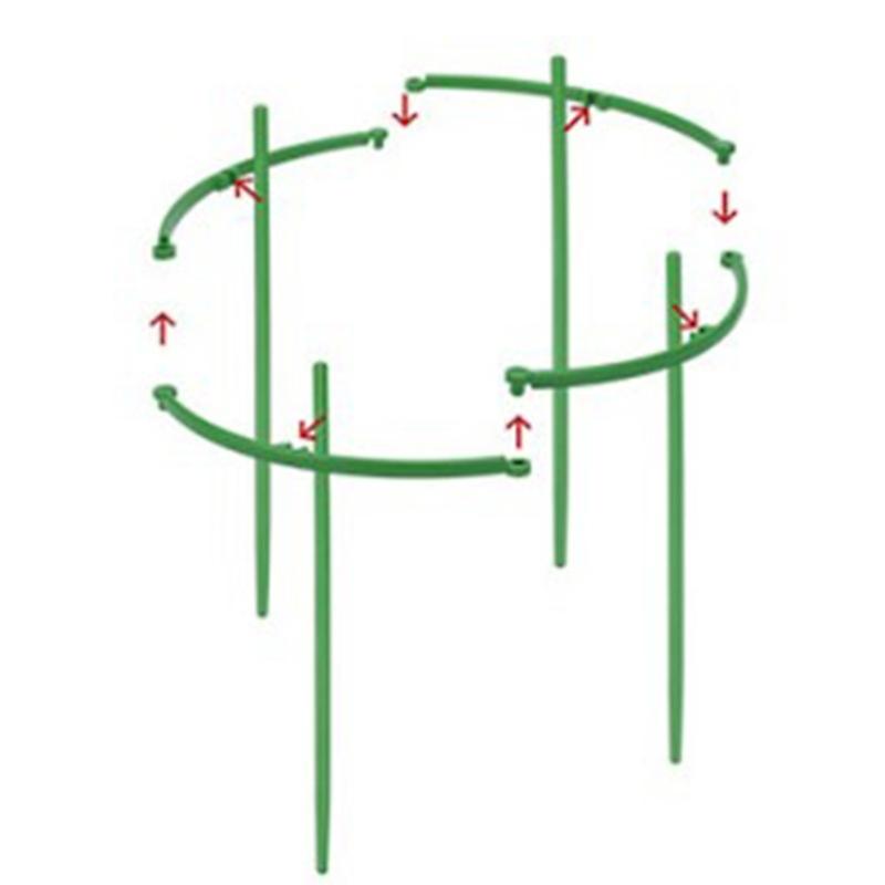 Plant Cage Stake Tower Plant Support for Raised Garden Bed Round Cages for Pots and Gardens Green Extra Bold