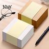 Large Stick Notes Notes, 4x4in Self-Stick Cube Pads, 400 Premium Quality Stickies Sheets/Pad Adhesive Memo Pads for Office, School, Home Big Size