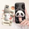 For Samsung Galaxy A22 4G Case SM-A225F Cute Panda Cartoon Cover Shockproof Phone Case For Samsung A22 A 22 5G A226B Soft Fundas