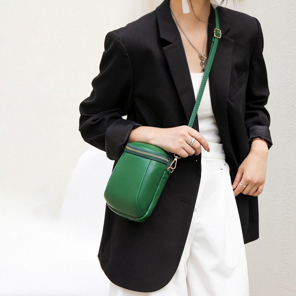 Leichte Handy-Tasche Weiche Rindsleder-Umhängetasche Kleine Mini Kleine Umhängetasche Reise