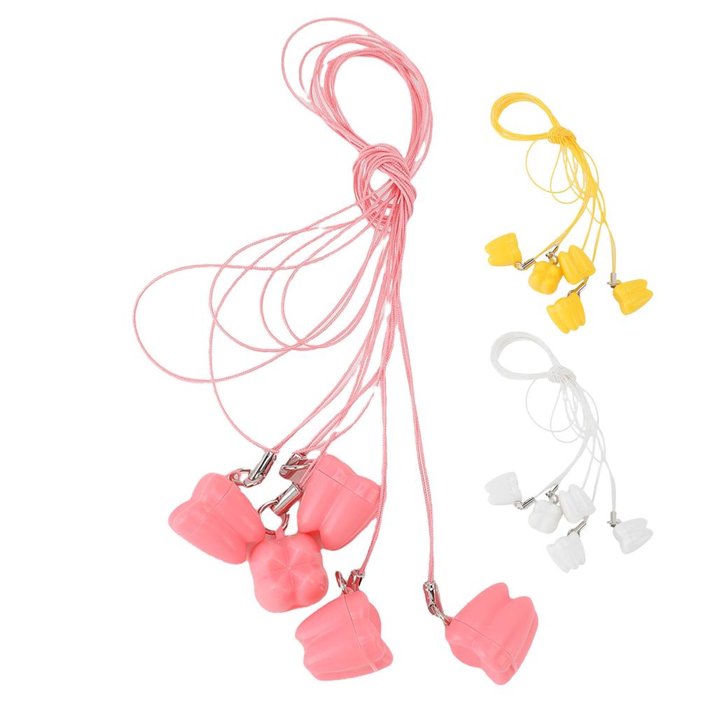 50pcs Milk Teeth Storage Box Plastic Baby Tooth Storage Case Organizer for Home and Travel