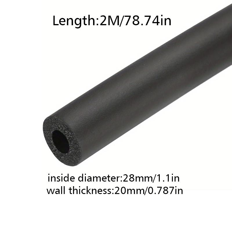 1.8/2M sponge rubber pipe PPR Thermal Insulation Pipeline Holder Foam Tube For Air Conditioning Outer Tubes Protective Sleeve