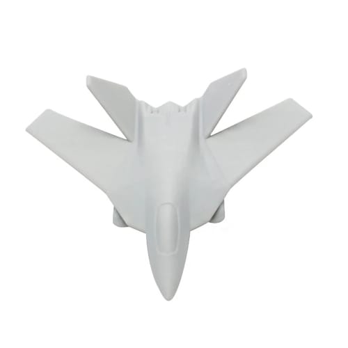 5-Piece F-52 Science Fiction Stealth Fighter Fighter Model with Landing Gear and Opening Wings, 1/2000, 1/700, and 1/350 Scale Airplane Model (1/700 (