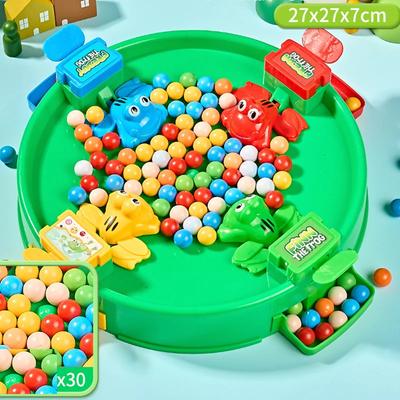Grenouille Mangeant Haricot Jouet Enfant Haricot Gourmand Interaction Parent Enfant Amusant Double Garçons et Filles Puzzle Jeu de Bureau