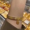 Design Sense New Minimalist Thin Bracelet Eye-catching Bangles Wealth and Honor Women Charm Waterproof Women's Trend Bracelets