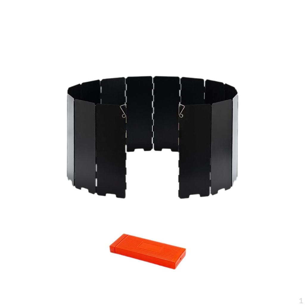 Camp Stove Windscreen Wind Protection Folding Portable Compact Lightweight Shade