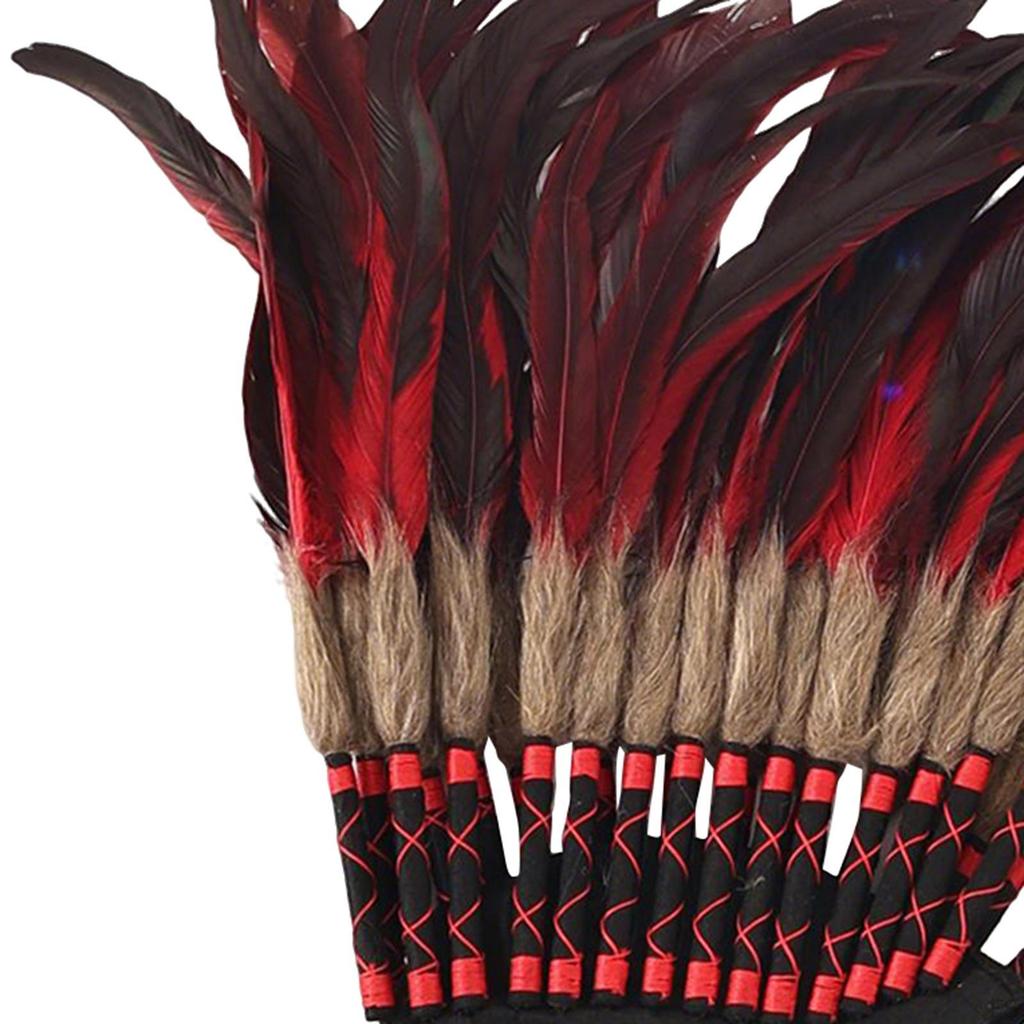 Artificial Feather Headdress ,Chief Costume Headpiece for Halloween Carnival